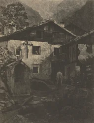 Camera Work: Eine Ecke im Dorf, 1906