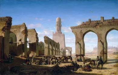 Ruinen der Al-Hakim-Moschee in Kairo