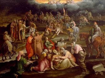 Kreuzigung, von Prospero Fontana (1512-1597)