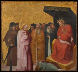 Der heilige Johannes der Evangelist erweckt zwei Männer zum Leben