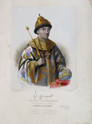 Porträt des Zaren Feodor Theodor III. Alexejewitsch von Russland, 1661-1682