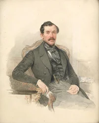 Porträt von Maximilian de Beauharnais, 3. Herzog von Leuchtenberg (1817-1852)