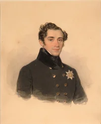 Porträt von Prinz Alexander Fjodorowitsch Golizyn 1796-1864, 1838