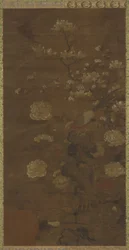 Magnolien, Pfingstrosen und Fasanen