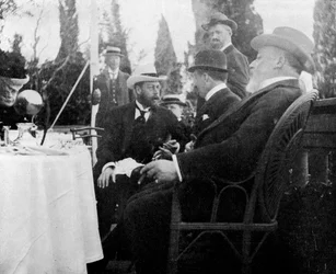 Prinz George, der zukünftige König George V., Korfu, Griechenland