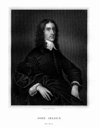 John Selden, englischer Jurist, Rechtsantiquar und Orientalist, 1823