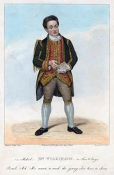 Mr. Wilkinson als Michael in Free and Easy, 1822