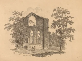 Südlicher Eingang zur Fountains Abbey