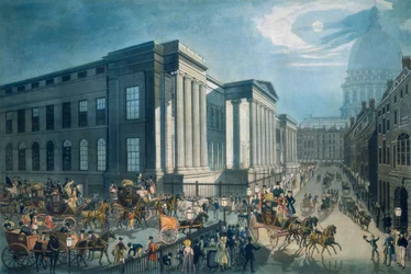 Die königliche Post startet vom General Post Office, St Martin