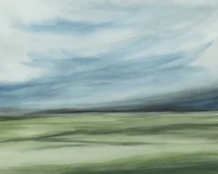 Serene abstrakter Horizont