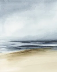 Serene Küstenhorizont