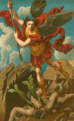 St. Michael besiegt Satan
