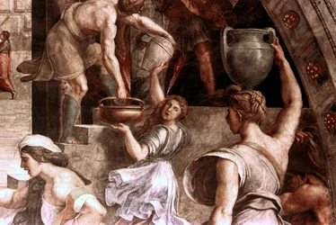 Das Feuer im Borgo (Detail), 1514