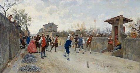 Spiel der Ruzzola
