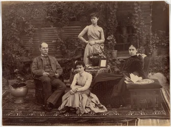 Sir Auckland Colvin und Familie, Shimla