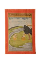Ragamala-Miniaturmalerei, Rajasthan wahrscheinlich Bundi, frühes 19. Jahrhundert