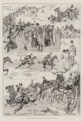 Das Steeplechase des House of Commons in Melton Mowbray