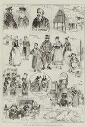 Die Heilsarmeeaustellung in der Agricultural Hall, Islington