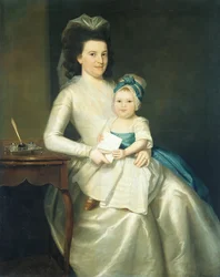 Lady Williams und Kind, 1783