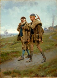 Nach Hause gehen, 1888