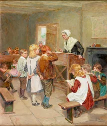 Die Dorfschule, 1912