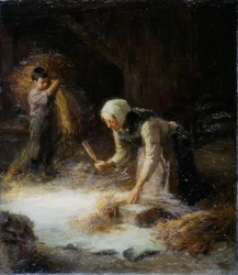 Das Dreschen der Nachlese, 1899