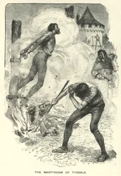 Das Martyrium von Tyndale (Gravur)
