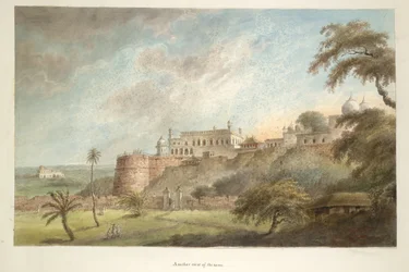 Eine andere Ansicht des Palastes in Farrukhabad
