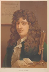 Porträt von Christiaan Huygens 1629-1695, 1879