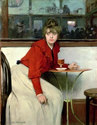Mädchen in einer Bar