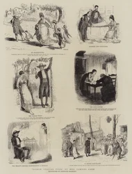 Norditalienische Volksleute