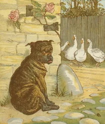 Das Haus, das Jack baute, Illustration von Randolph Caldecott