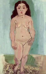 Nackte Frau