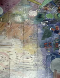 La Fée Électricité, Detail (linke Seite)