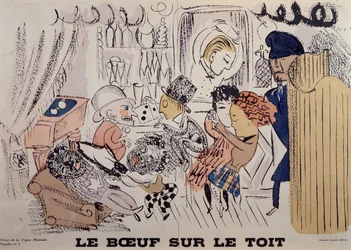 Le Boeuf sur le Toit, Illustration aus der ersten Ausgabe von 