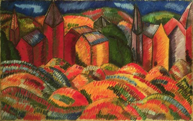 Die roten Häuser von Sainte-Adresse