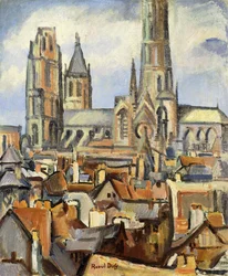 Die Dächer von Rouen