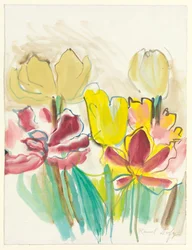 Tulpen für das Herbarium von Colette, ca. 1948