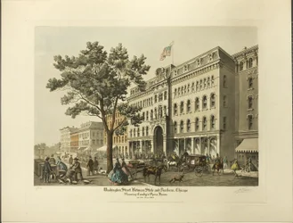 Washington Street zwischen State und Dearborn, Chicago, mit Crosby