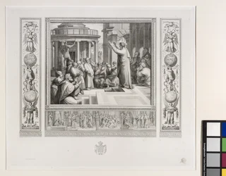 St. Paulus predigt auf dem Areopag
