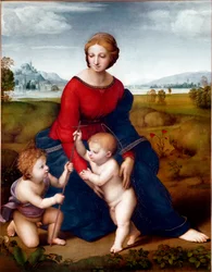 Die Madonna auf der Wiese oder Madonna des Belvedere