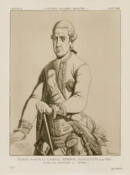 Baron Gideon von Laudon, österreichischer General, um 1790