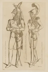 Kostüme an den Toren zur Krönung von Napoleon I.