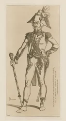 Tambourmajor der Jäger zu Fuß der Konsulargarde, 1802-04