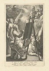 Der heilige Lukas malt die Jungfrau, 1580er