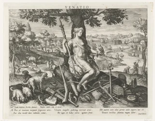 Diana als Schutzpatronin der Jagd (Serie: Wichtige Beschäftigungen eines Prinzen)
