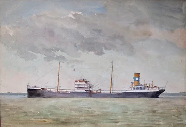 Fracht auf der Gironde-Mündung