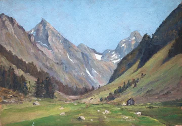 Berglandschaft in den Pyrenäen