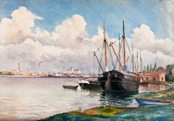 Der Hafen von Bordeaux in Bacalan
