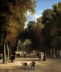 Spaziergang im Parc de Saint Cloud (Detail)